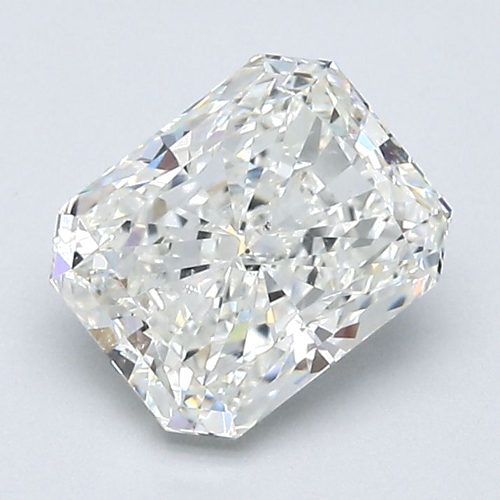 1.5 carat I-SI1 Natūralus Radiant Deimantas (1)