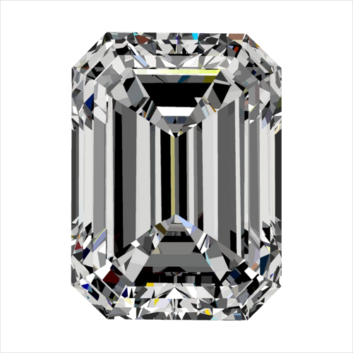 0.3 carat F-VS2 Natūralus Emerald Deimantas (1)