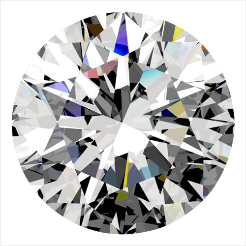 0.3 carat F-VVS2 Excellent cut Natūralus Round Deimantas (1)