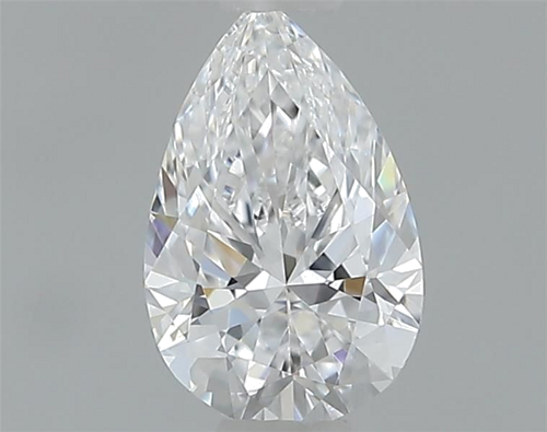 0.3 carat D-VVS2 Natūralus Pear Deimantas (1)