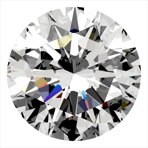 0.4 carat F-VS1 Excellent cut Natūralus Round Deimantas (1)