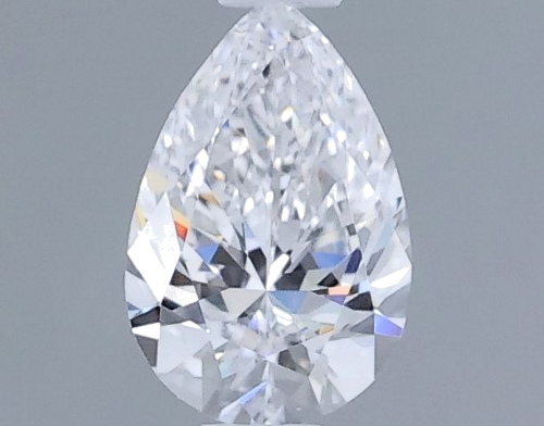 0.37 carat D-VS1 Natūralus Pear Deimantas (1)