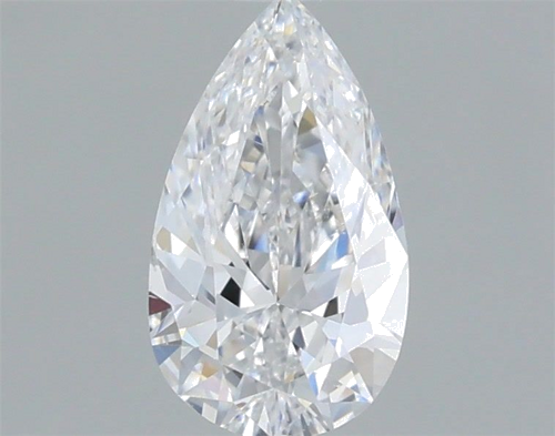0.5 carat E-SI1 Natūralus Pear Deimantas (1)