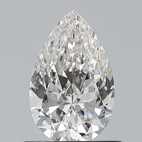 0.7 carat H-VVS2 Natūralus Pear Deimantas (1)