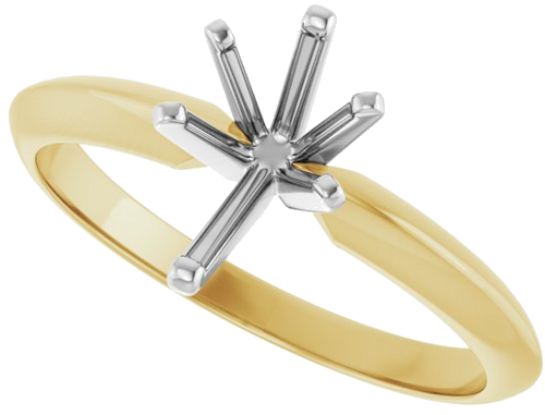 Sužadėtuvių Žiedas „Lightweight Solitaire“ 585 Baltojo Ir Geltonojo Aukso Pear Shape 8.5mm x 5mm (5)
