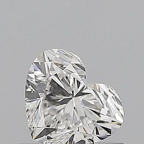 0.5 carat F-VVS2 Natūralus Heart Deimantas (1)