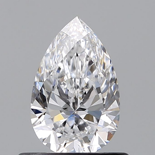 0.6 carat D-VVS2 Natūralus Pear Deimantas (1)