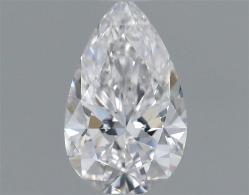 0.5 carat E-IF Natūralus Pear Deimantas (1)