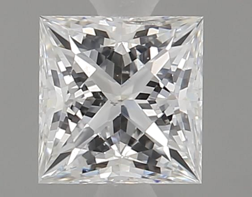 0.44 carat F-SI2 Natūralus Princess Deimantas (1)