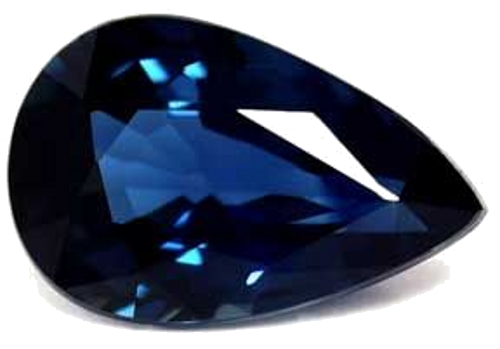 0.5 carat BLUE Pear Safyras (1)