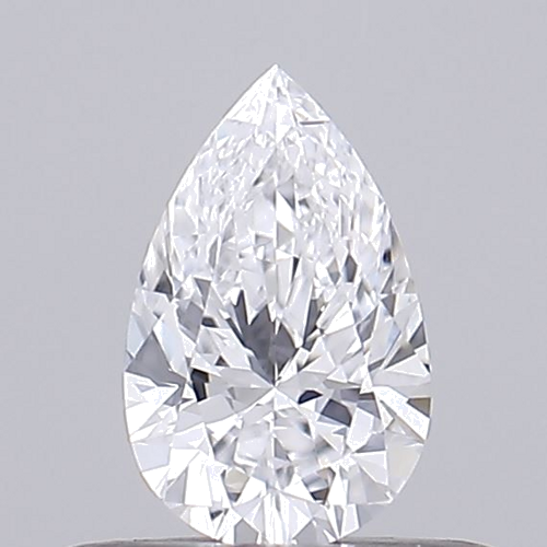 0.3 carat D-VVS1 Natūralus Pear Deimantas (1)