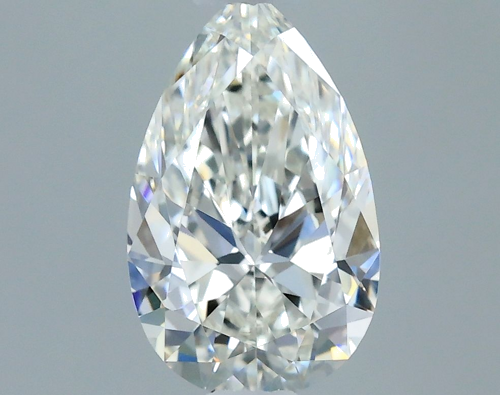 0.5 carat H-VVS2 Natūralus Pear Deimantas (1)