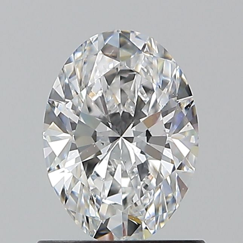 0.9 carat D-SI1 Natūralus Oval Deimantas (1)