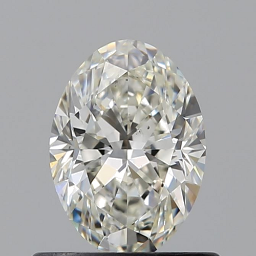 0.64 carat I-SI1 Natūralus Oval Deimantas (1)