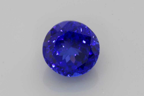 6.22 carat BLUE Round Tanzanite (1)