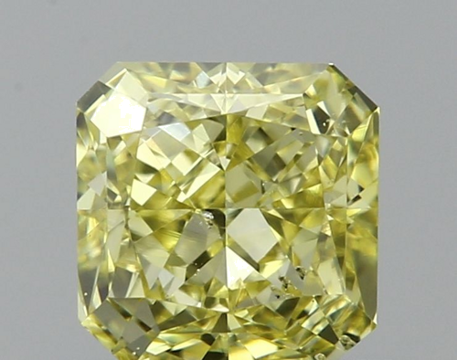 0.59 carat Fancy Intense Yellow-SI1 Natūralus Radiant Deimantas (1)