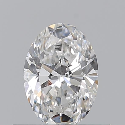0.52 carat F-SI1 Natūralus Oval Deimantas (1)