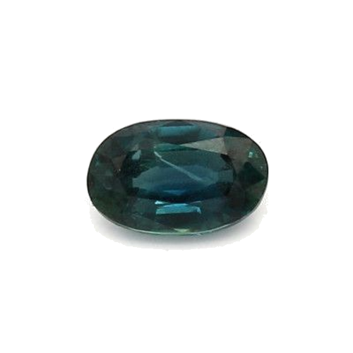 0.74 carat BLUE BRILLIANTSTEP cut Oval Safyras (1)