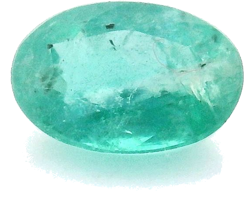 0.5 carat GREEN Oval Smaragdas (1)
