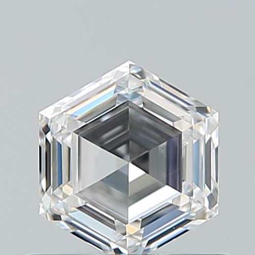 0.5 carat E-VVS1 Natūralus Hexagonal Deimantas (1)
