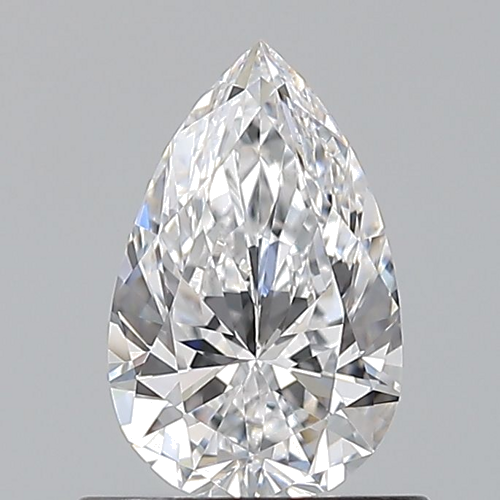 0.7 carat D-VS1 Natūralus Pear Deimantas (1)