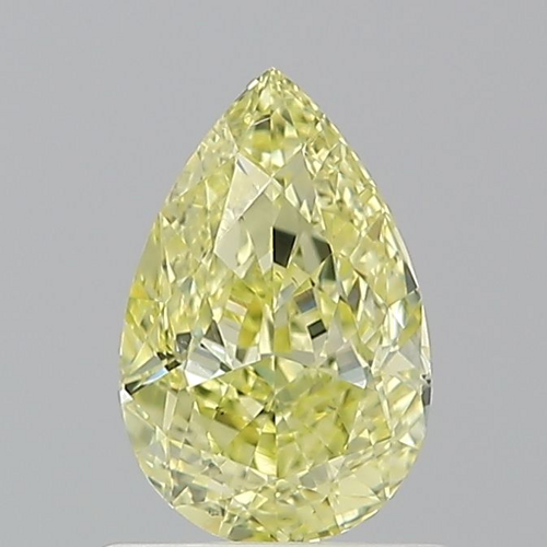 1.01 carat Fancy Yellow-SI1 Natūralus Pear Deimantas (1)