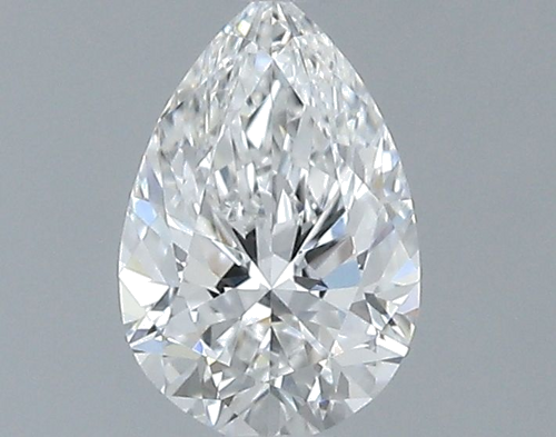 0.35 carat E-IF Natūralus Pear Deimantas (1)