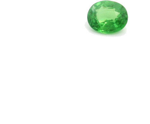 0.44 carat GREEN Oval Garnet (1)