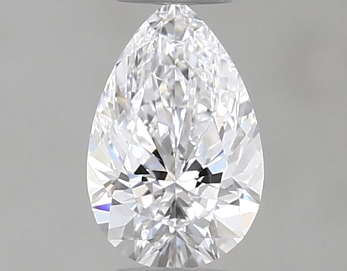 0.3 carat D-VVS1 Natūralus Pear Deimantas (1)