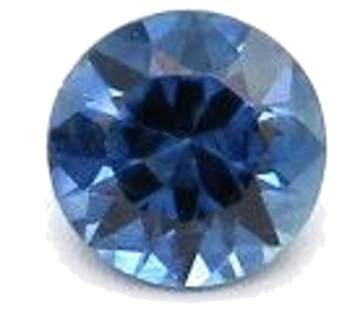 0.16 carat BLUE BRILLIANT cut Round Safyras (1)