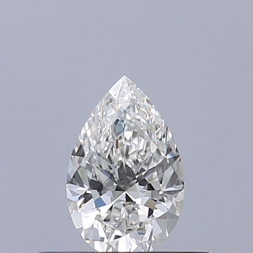 0.33 carat F-VVS1 Natūralus Pear Deimantas (1)