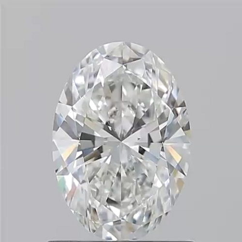 1.01 carat G-SI1 Natūralus Oval Deimantas (1)