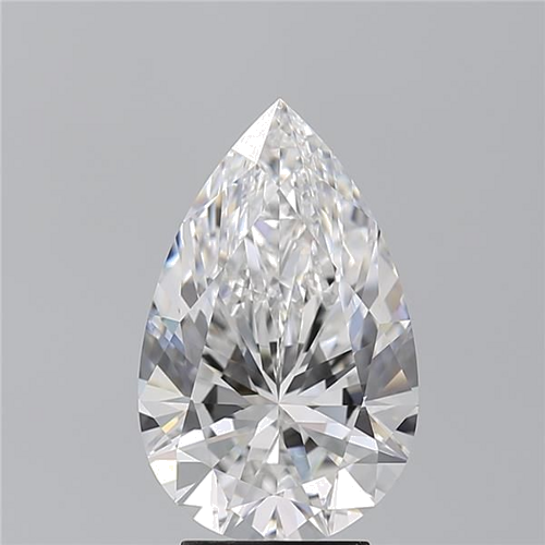 4.08 carat E-VS1 Natūralus Pear Deimantas (1)