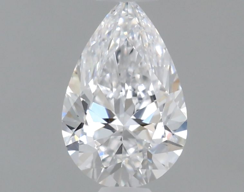 0.3 carat D-VVS2 Natūralus Pear Deimantas (1)