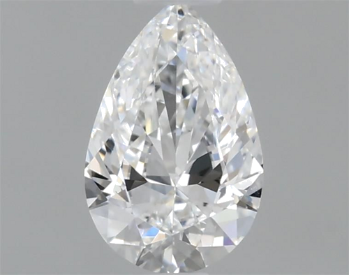 0.32 carat E-VVS2 Natūralus Pear Deimantas (1)