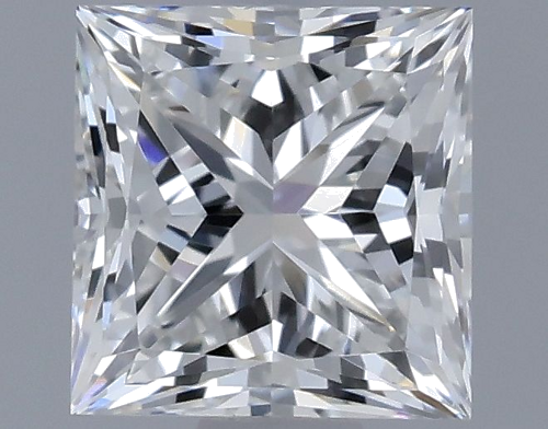 0.5 carat F-VS1 Natūralus Princess Deimantas (1)