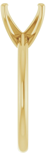 Sužadėtuvių Žiedas „Solitaire“ 750 Geltonojo Aukso Oval 10mm x 8mm (4)