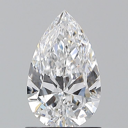 1.01 carat D-VS1 Natūralus Pear Deimantas (1)