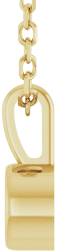 Pakabukas „Bezel-Set Solitaire“ 14k yellow gold Round 3.5mm (3)