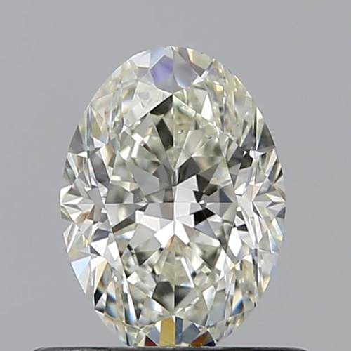 0.6 carat J-SI1 Natūralus Oval Deimantas (1)