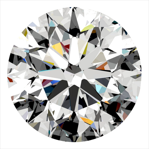 0.3 carat E-VS2 Excellent cut Natūralus Round Deimantas (1)