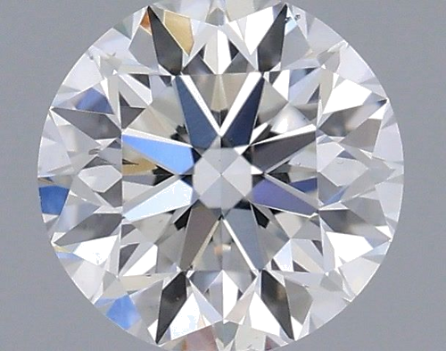 0.41 carat F-SI1 Very Good cut Natūralus Round Deimantas (1)