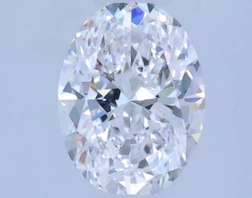 0.42 carat D-VVS1 Natūralus Oval Deimantas (1)