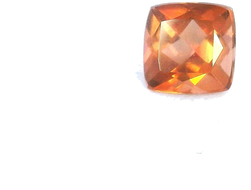0.44 carat ORANGE Cushion Tourmaline (1)