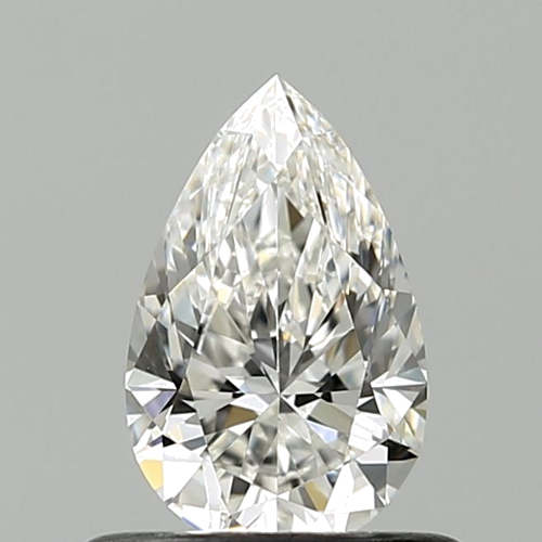0.5 carat F-VVS2 Natūralus Pear Deimantas (1)