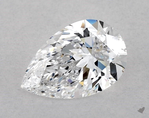 1.02 carat D-VS1 Natūralus Pear Deimantas (1)