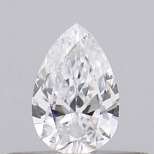0.2 carat E-VS1 Natūralus Pear Deimantas (1)
