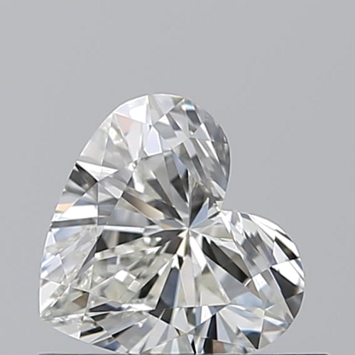 0.53 carat I-VS1 Natūralus Heart Deimantas (1)