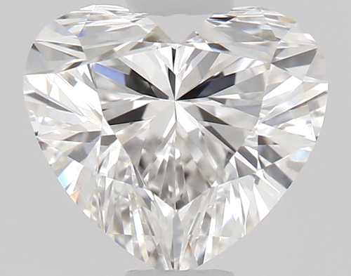 0.54 carat F-IF Natūralus Heart Deimantas (1)
