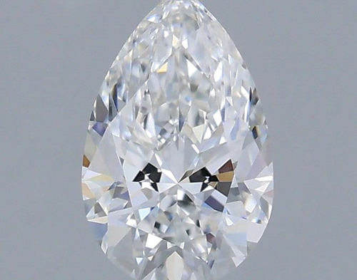 0.31 carat F-VVS2 Natūralus Pear Deimantas (1)